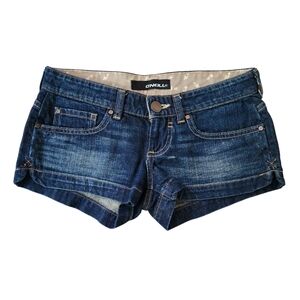 O'Neill Low Rise Denim Jean Shorts 1